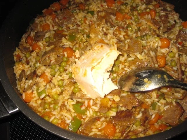 Rezept: Leicht verschärftes Gyros-Reis-Pfännchen Bild Nr. 5 Leicht verschärftes Gyros-Reis-Pfännchen - Rezept - Bild Nr. 5