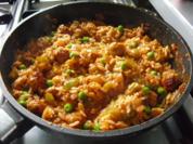 schnelle Reispfanne - Rezept