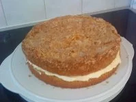 Rezept: schneller Bienenstich Bild Nr. 3 schneller Bienenstich - Rezept - Bild Nr. 3