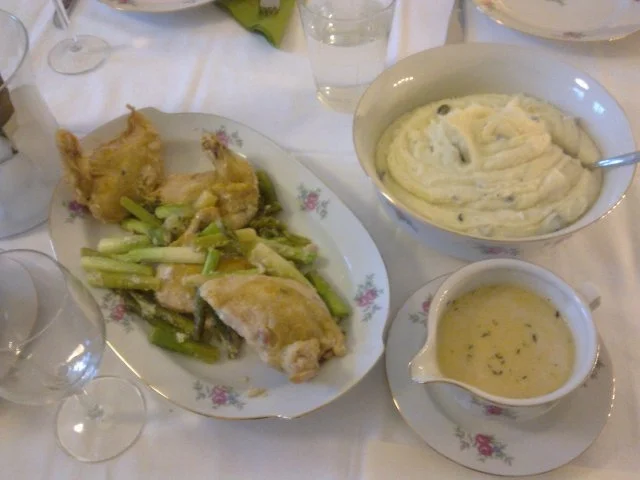 Maishähnchensuprême | Lardo di Colonnata | Kartoffeln | schwarze Trüffel - Rezept