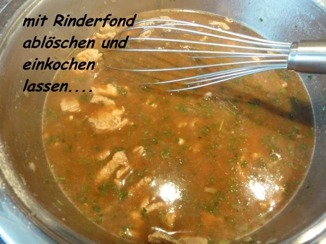 Fleisch:   GESCHNETZELTES an Bandnudeln - Rezept - Bild Nr. 8