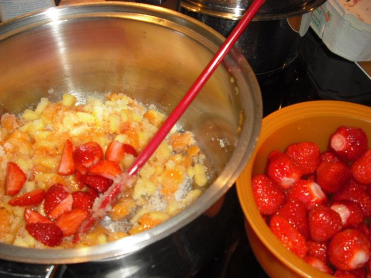 Erdbeer-Ananas-Aprikosen-Traum - Rezept - Bild Nr. 2