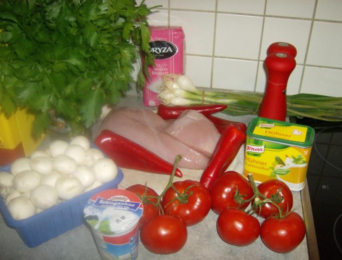 Paprikageschnetzeltes mit Tomatenreis - Rezept - Bild Nr. 2