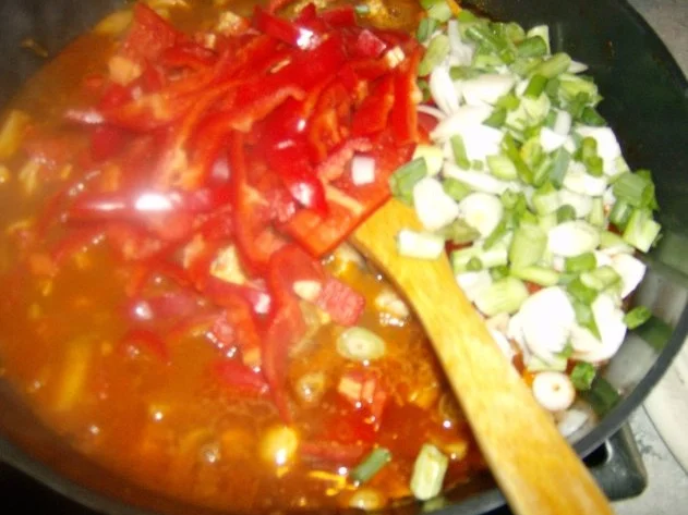 Rezept: Paprikageschnetzeltes mit Tomatenreis Bild Nr. 6 Paprikageschnetzeltes mit Tomatenreis - Rezept - Bild Nr. 6