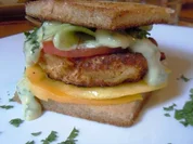 Rezept: Club-Sandwich mit Fischfrikadelle Club-Sandwich mit Fischfrikadelle - Rezept