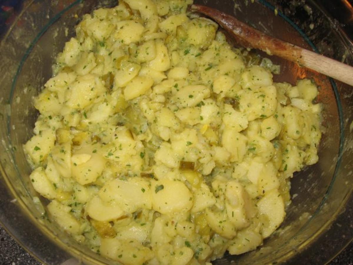 Kartoffelsalat aus Pellkartoffeln, die Rheinische-Monika-Art... - Rezept - Bild Nr. 6