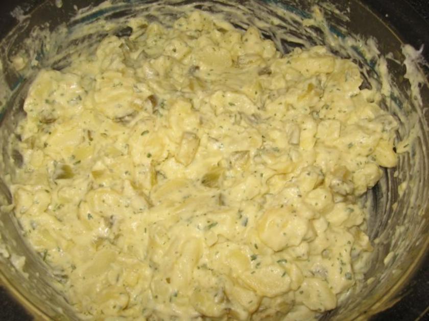 Kartoffelsalat aus Pellkartoffeln, die Rheinische-Monika-Art ...
