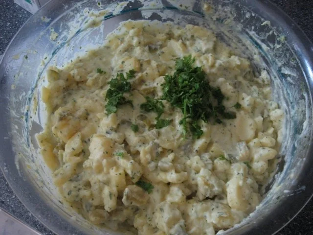 Kartoffelsalat aus Pellkartoffeln, die Rheinische-Monika-Art... - Rezept - Bild Nr. 8