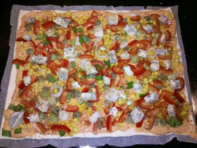 Fisch: Pikanter Flammkuchen mit Herzmuscheln! - Rezept - Bild Nr. 6