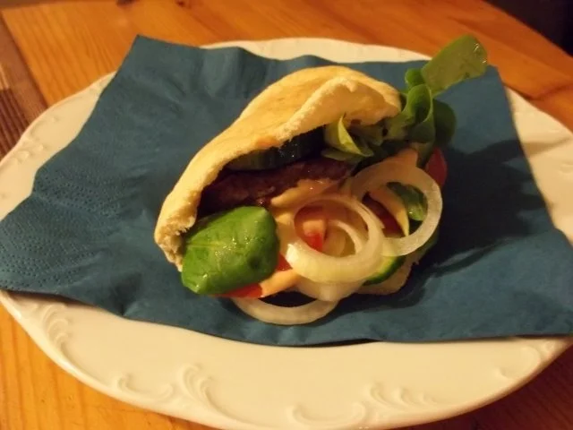 Pita Burger - Rezept