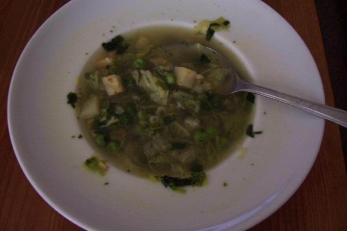Schnelle Gemüse-Suppe - Rezept