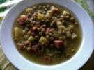 SCHNELLE  ABER  LECKERE  ERBSENSUPPE - Rezept