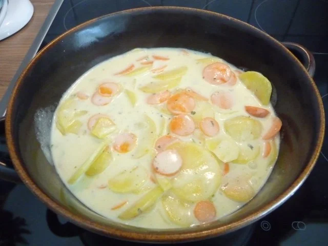 Fisch : Kabeljau auf Gemüsegratin - Rezept - Bild Nr. 4