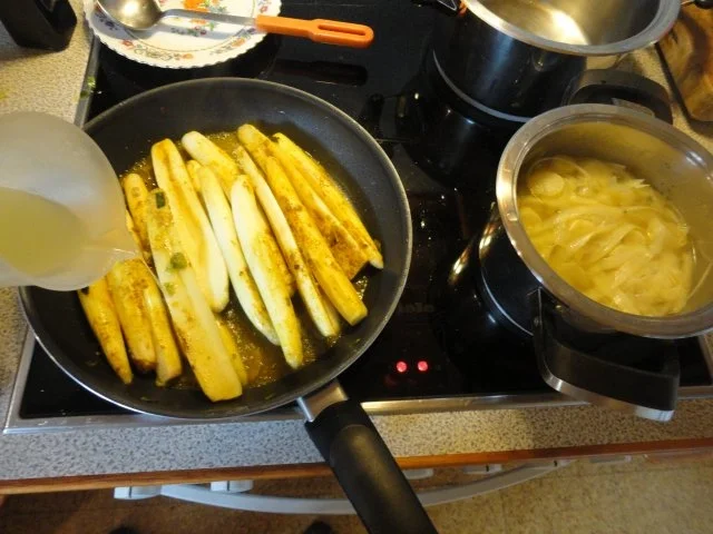 Curry-Spargel mit Emmerreis-Risotto - Rezept - Bild Nr. 6