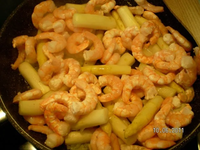 Garnelen-Spargelpfanne - Rezept - Bild Nr. 4