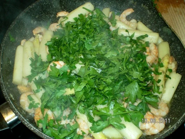 Garnelen-Spargelpfanne - Rezept - Bild Nr. 5