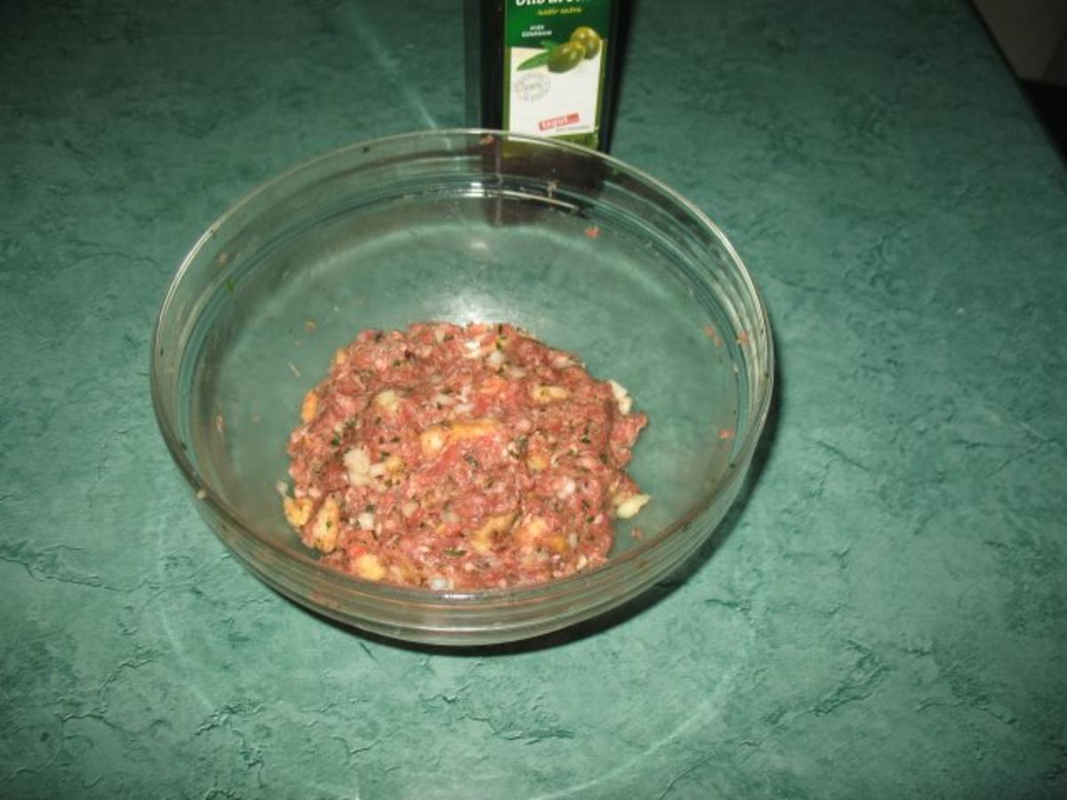 Fleisch/Rind - Köfte an Zitronenrahm mit Bohnen im Schinkenmantel - Rezept - Bild Nr. 3