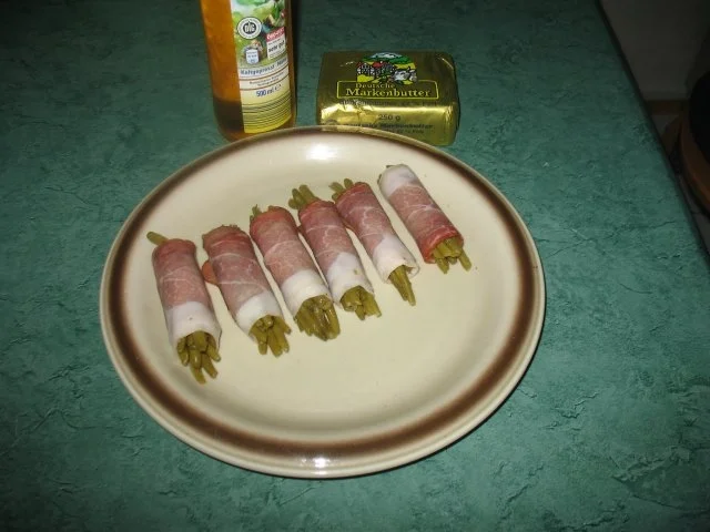 Fleisch/Rind - Köfte an Zitronenrahm mit Bohnen im Schinkenmantel - Rezept - Bild Nr. 8