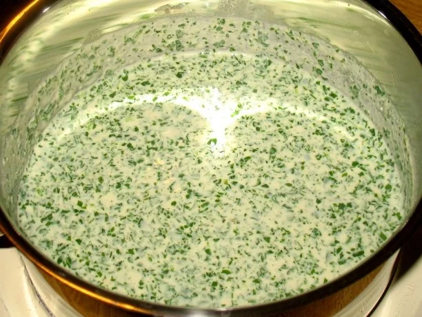 Rezept: Dip/Sauce - Petersiliensahne Dip/Sauce - Petersiliensahne - Rezept