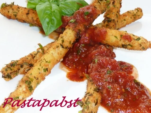 Kräuterspargel an Tomatensauce - Rezept