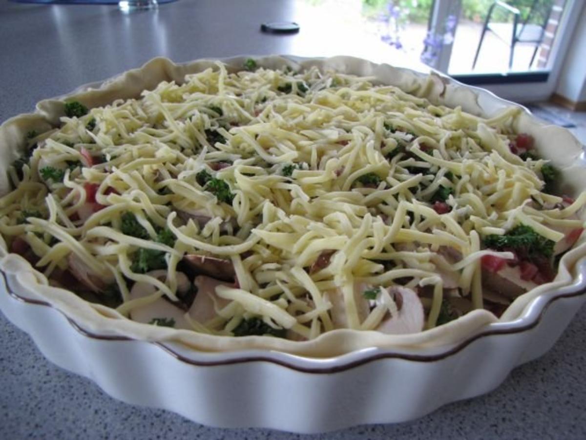 Bilder für Champignon _Quiche - Rezept