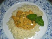 Putencurry mit Ananas - Rezept