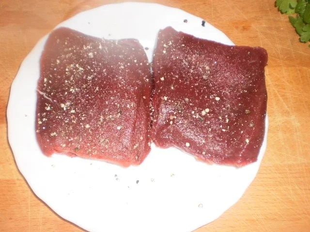 Rezept: Straußenfilet~Bohnenmus Bild Nr. 3 Straußenfilet~Bohnenmus - Rezept - Bild Nr. 3