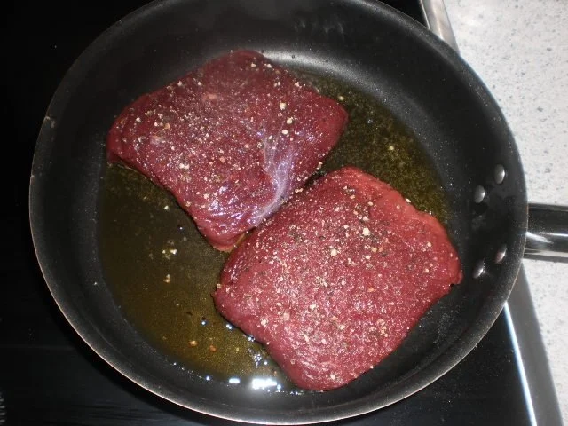 Rezept: Straußenfilet~Bohnenmus Bild Nr. 4 Straußenfilet~Bohnenmus - Rezept - Bild Nr. 4