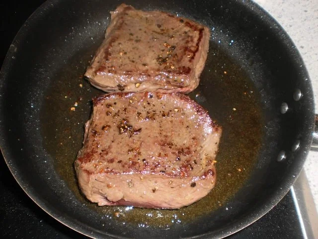 Rezept: Straußenfilet~Bohnenmus Bild Nr. 5 Straußenfilet~Bohnenmus - Rezept - Bild Nr. 5