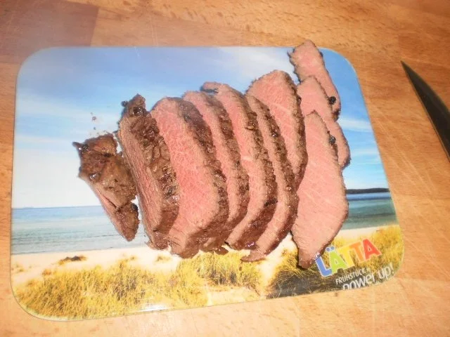 Rezept: Straußenfilet~Pfeffersauce~Nudeln Bild Nr. 2 Straußenfilet~Pfeffersauce~Nudeln - Rezept - Bild Nr. 2