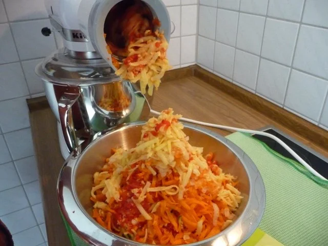 Rezept: Gemüsepuffer Bild Nr. 4 Gemüsepuffer - Rezept - Bild Nr. 4