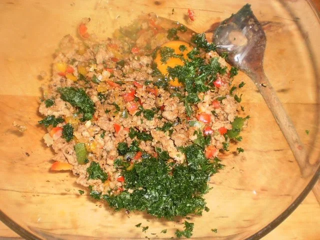 Gefüllte Paprikaschote mit Tomatenreis und Hack - Rezept - Bild Nr. 10