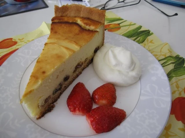 allerbester Käsekuchen mit Brandteig - Rezept