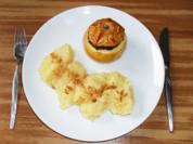 Bratapfel "Himmel und Erde" - Rezept