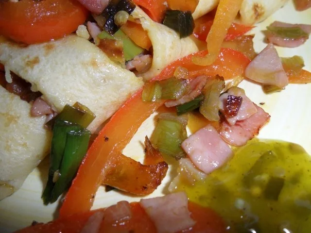 Pfannkuchenröllchen mit Gemüsefüllung - Rezept - Bild Nr. 2