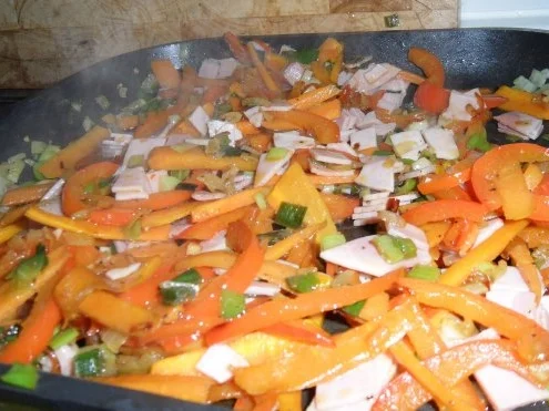 Pfannkuchenröllchen mit Gemüsefüllung - Rezept - Bild Nr. 9