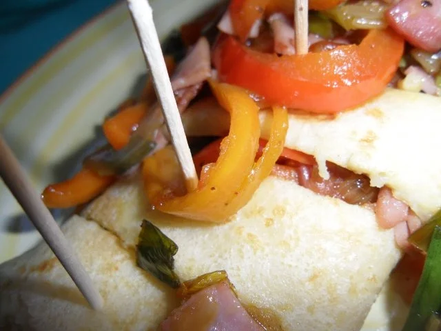 Pfannkuchenröllchen mit Gemüsefüllung - Rezept - Bild Nr. 12