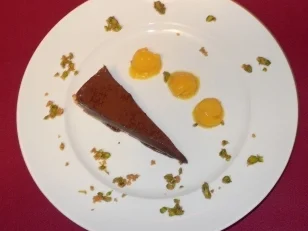 Mango-Sorbet und Schokoladentarte (Ruth Moschner) - Rezept