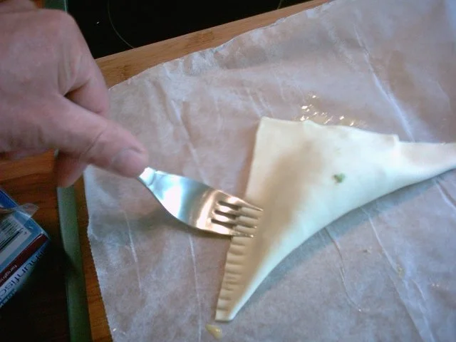 Rezept: Blätterteigecken mit Vollkorn-Zucchini-Frischkäse-Füllung Bild Nr. 3 Blätterteigecken mit Vollkorn-Zucchini-Frischkäse-Füllung - Rezept - Bild Nr. 3