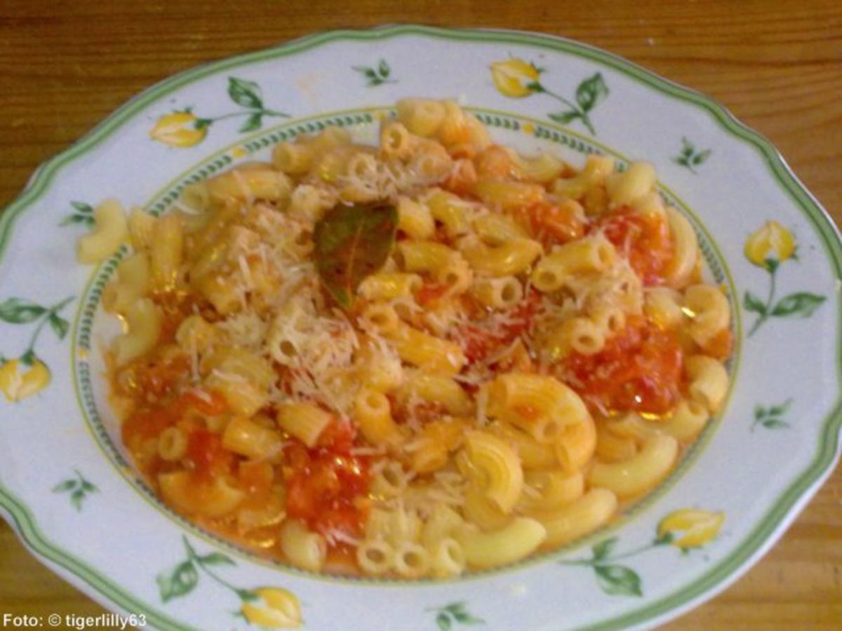 Würzige Tomaten-Pasta - Rezept