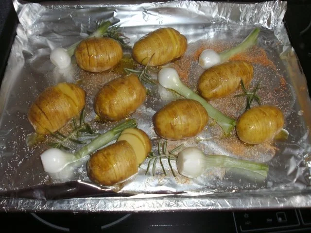 Knusprige Kartoffelfächer - Rezept - Bild Nr. 2