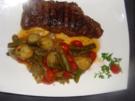 Salat :- Warmer Spargel-Tomaten-Kartoffelsalat- - Rezept