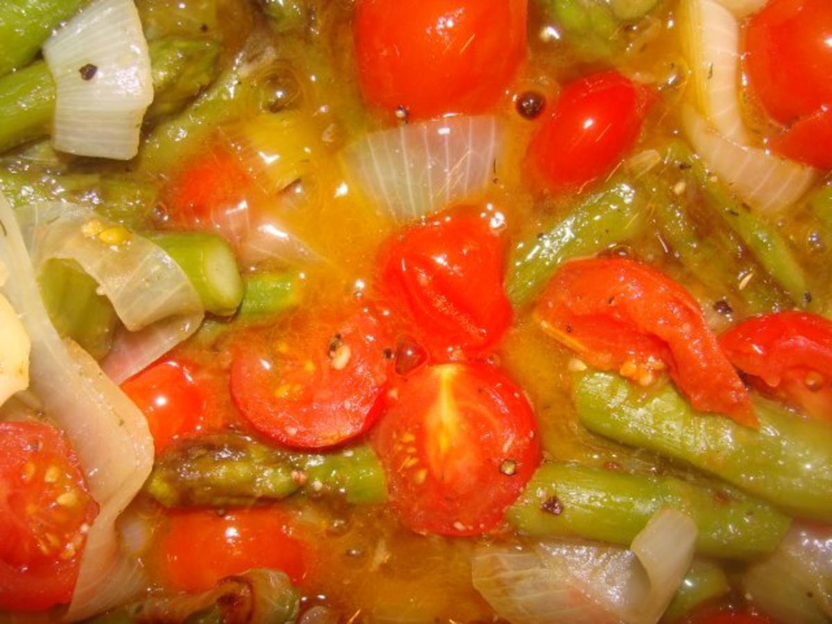 Salat :- Warmer Spargel-Tomaten-Kartoffelsalat- - Rezept - Bild Nr. 2