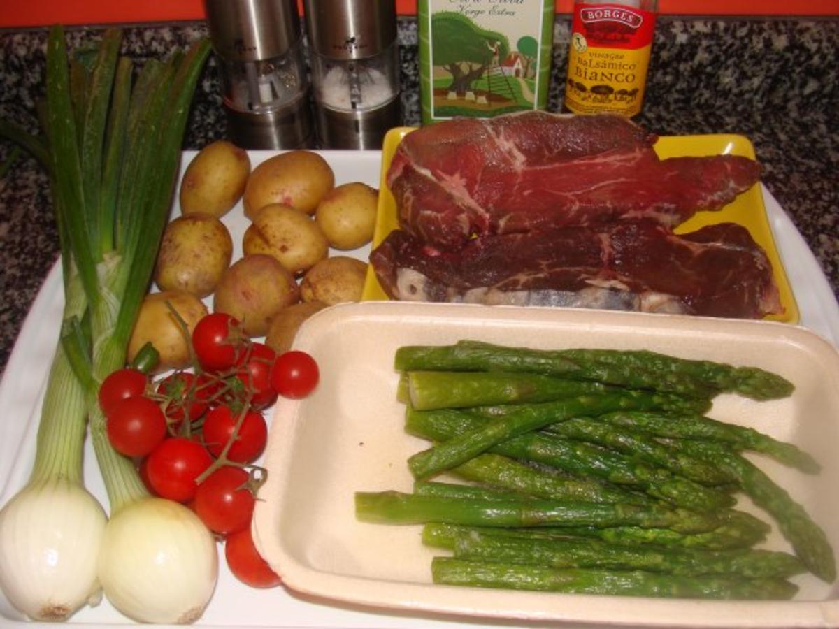 Salat :- Warmer Spargel-Tomaten-Kartoffelsalat- - Rezept - Bild Nr. 3