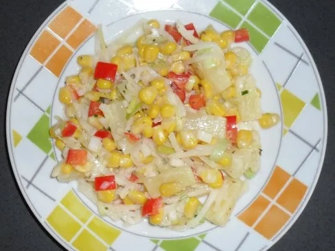 Sellerie-Lauchsalat - Rezept