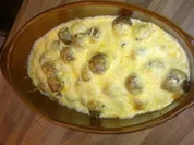 Gebackener Kohlrabi mit Fleischklößchen in Käsesauce - Rezept