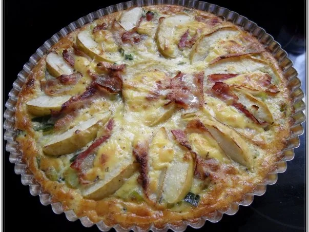 Porree-Apfel-Quiche - Rezept