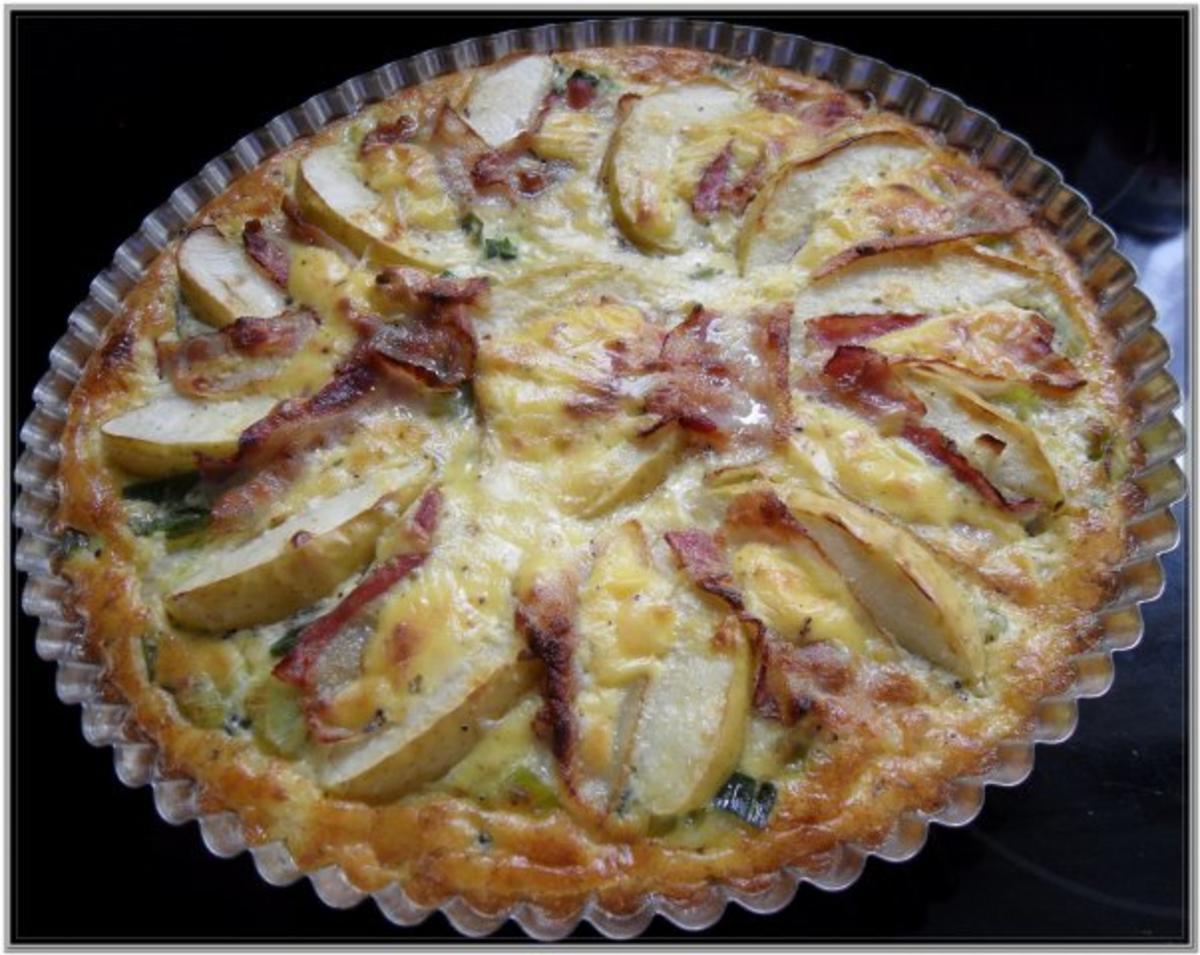 Bilder für Porree-Apfel-Quiche - Rezept