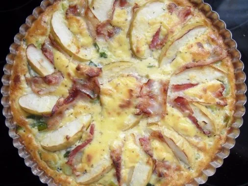 Porree-Apfel-Quiche - Rezept - Bild Nr. 16