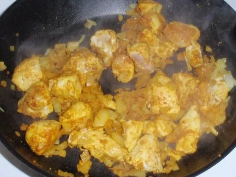 Rezept: Hähnchen-Gemüse-Pfanne mit Basmatireis Bild Nr. 6 Hähnchen-Gemüse-Pfanne mit Basmatireis - Rezept - Bild Nr. 6